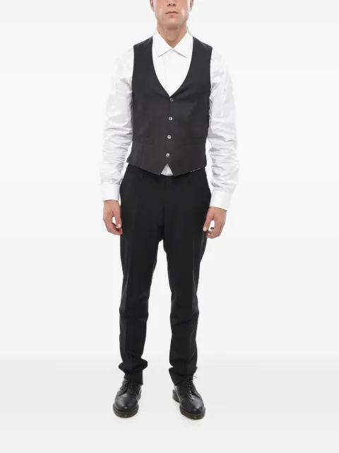 Corneliani single-breasted martingale waistcoat