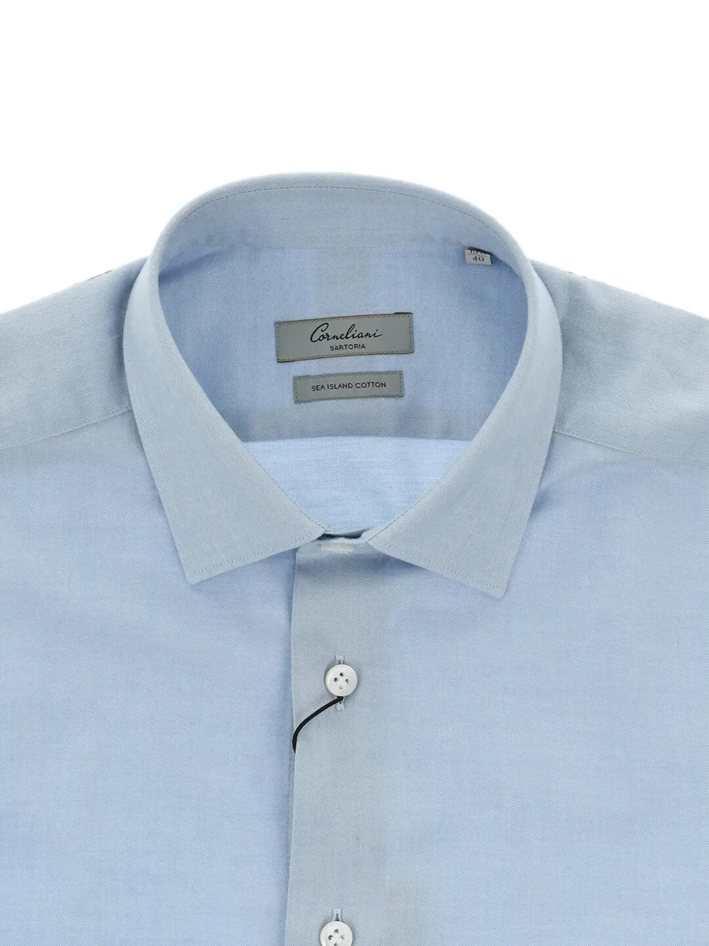 Corneliani long-sleeve shirt Blauw