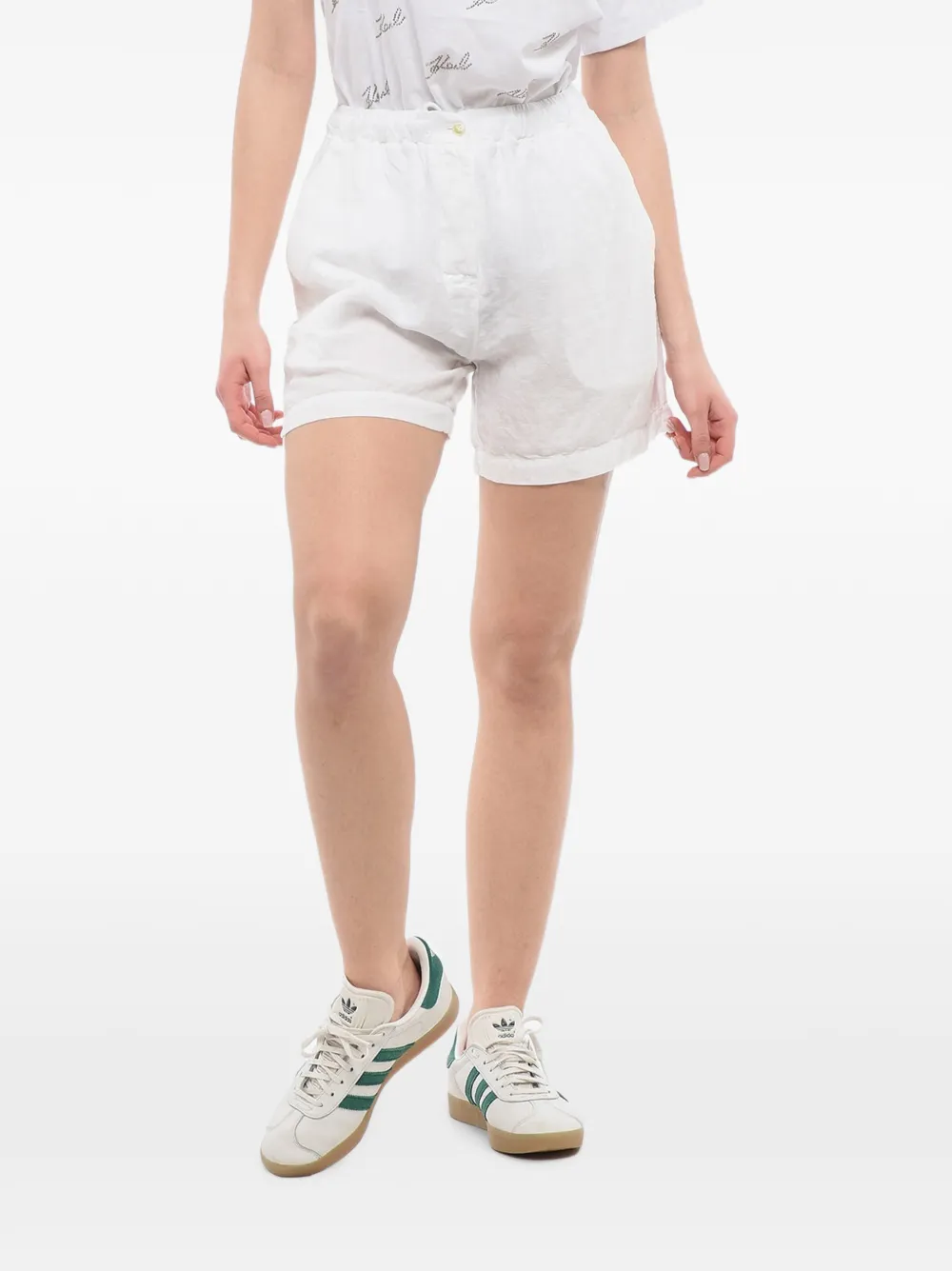 Finamore 1925 Napoli white shorts