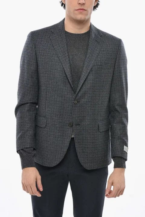 Corneliani Nino Danieli checked single-breasted blazer