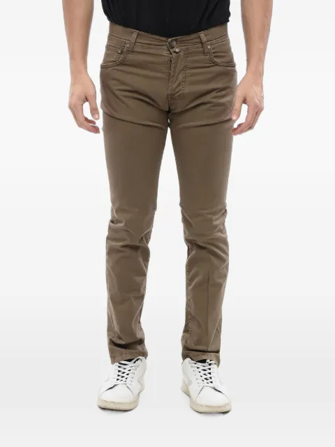 Corneliani five-pockets cotton trousers