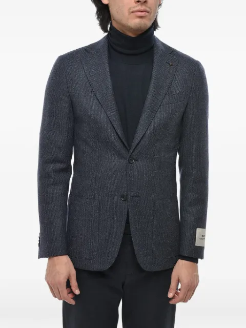 Corneliani CC Collection single-breasted virgin wool blazer