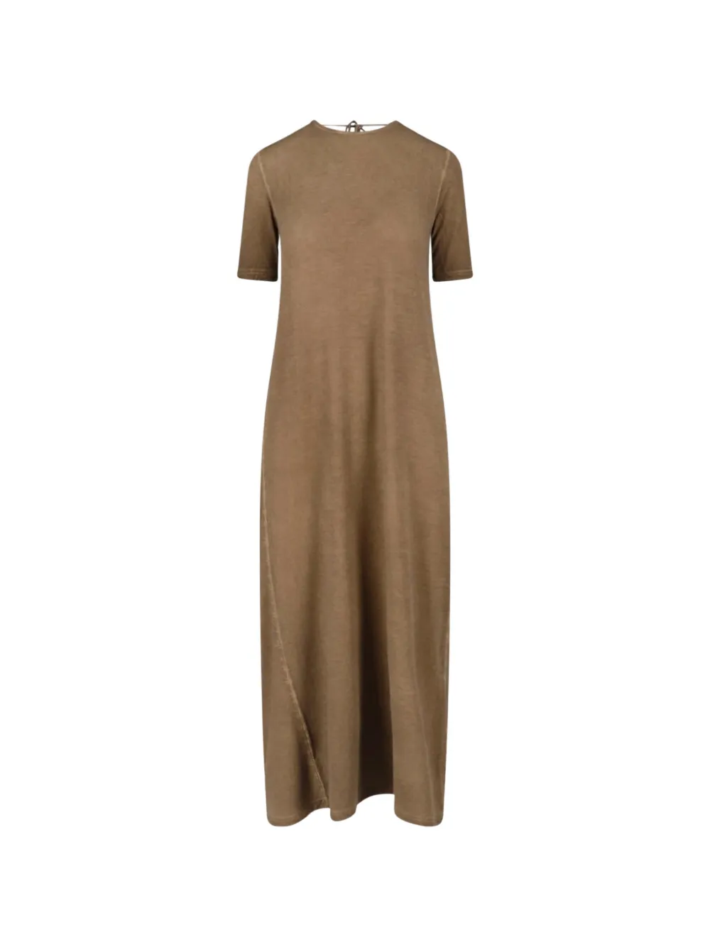 Uma Wang faded-effect cowl-back maxi dress - Toni neutri
