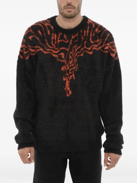 COUNTY OF MILAN embroidered crew-neck sweater