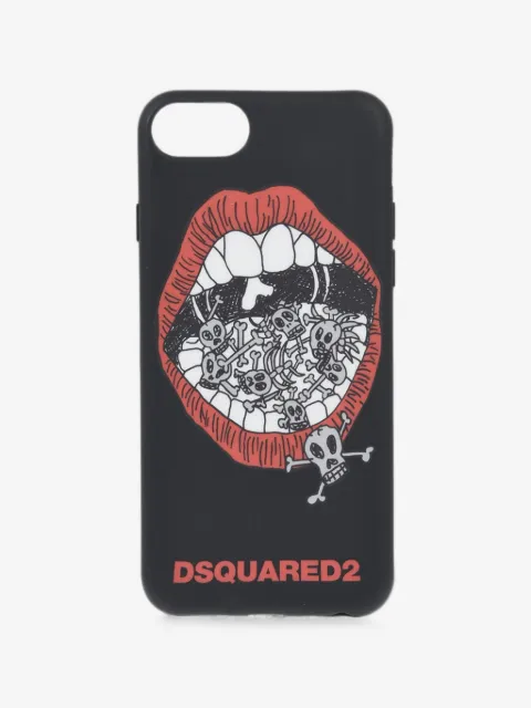 DSQUARED2 logo-print iPhone 8 Plus phone case