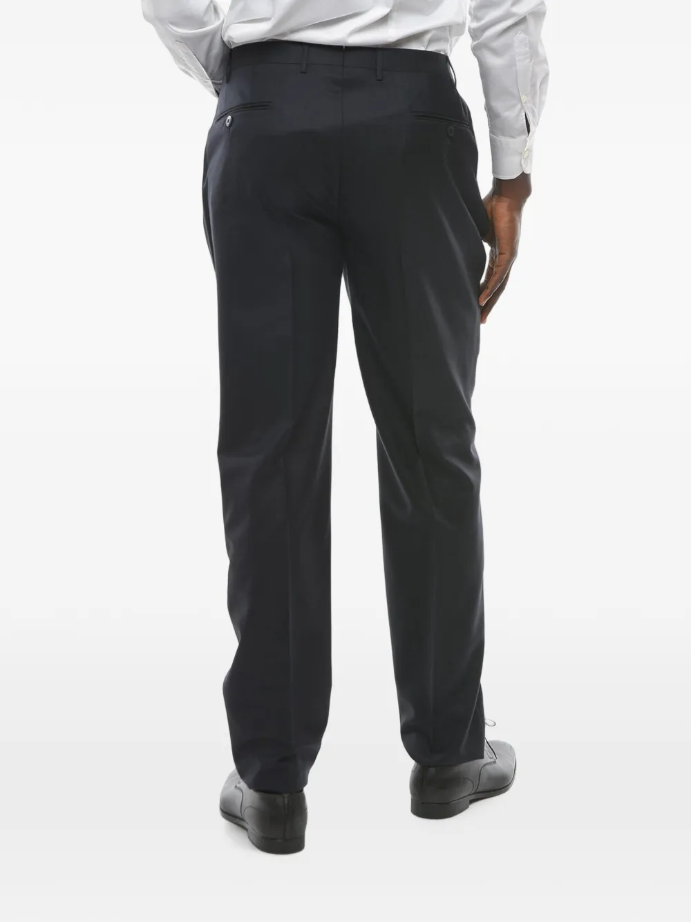 Corneliani Academy virgin-wool trousers Blauw