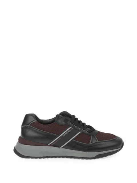 Corneliani logo-print panelled sneakers