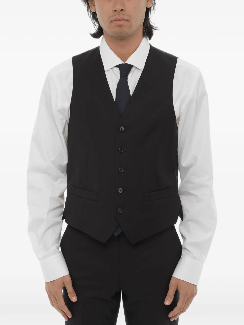 Corneliani single-breasted waistcoat - Blue