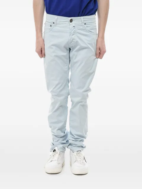 Corneliani ID embroidered jeans