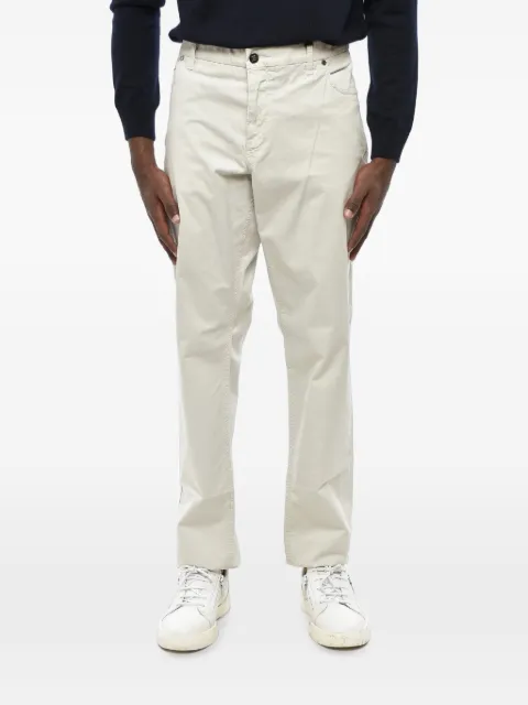 Corneliani belt-loop welt-pocket trousers