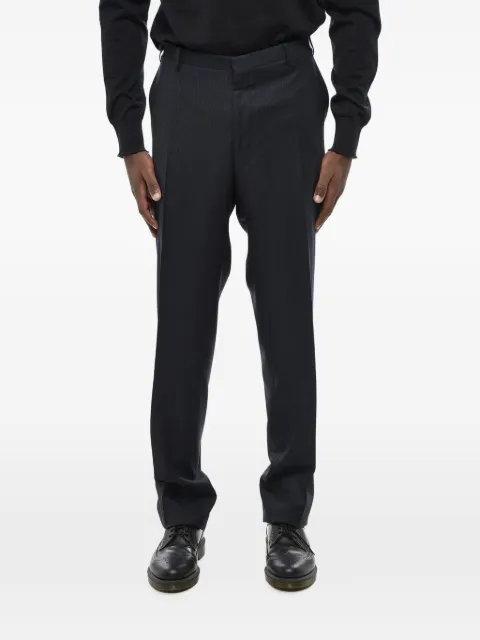 Corneliani pinstriped wool trousers
