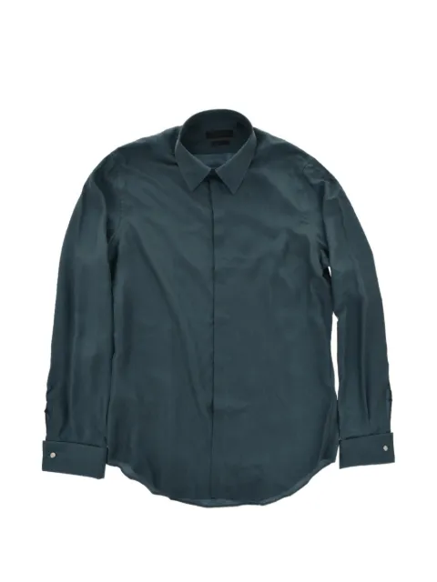 Corneliani slim-fit silk shirt
