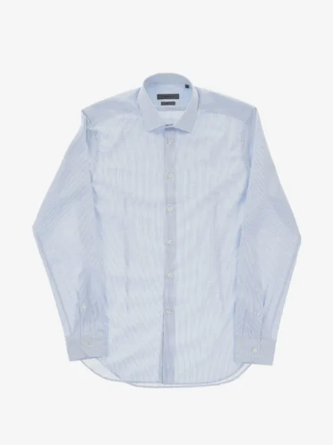 Corneliani checked-pattern slim-fit shirt