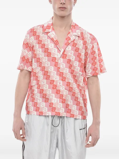 Awake NY logo-detail short-sleeve shirt