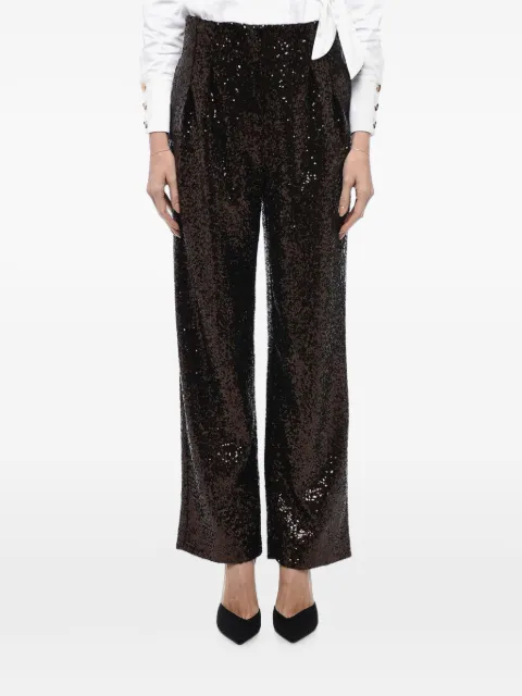 In The Mood For Love pantalones anchos Clyde bordados con lentejuelas