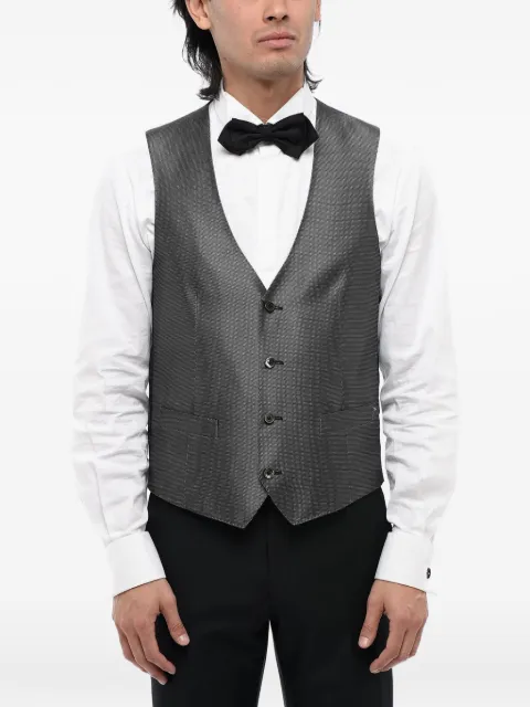 Corneliani chaleco bordado