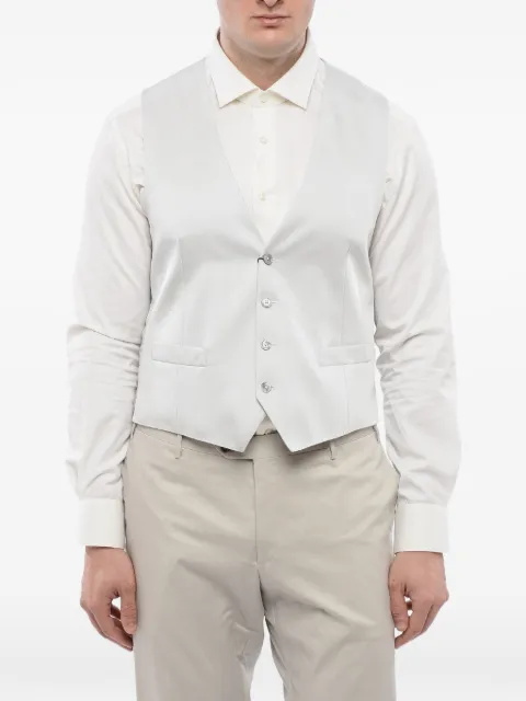 Corneliani single-breasted martingale waistcoat