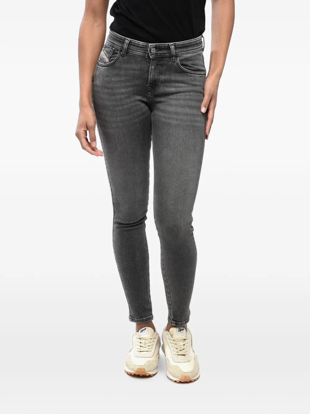 Diesel 2017 Slandy super-skinny jeans - Grau