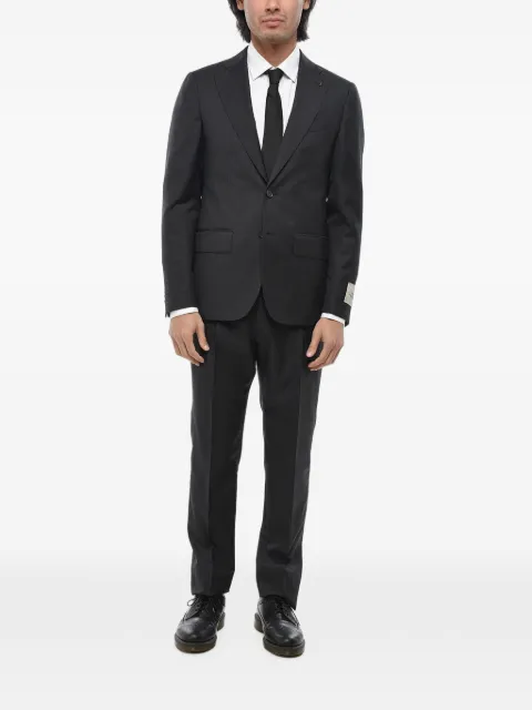 Corneliani District-Check virgin wool suit