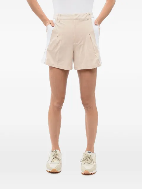 John Richmond side-stripe pleated shorts