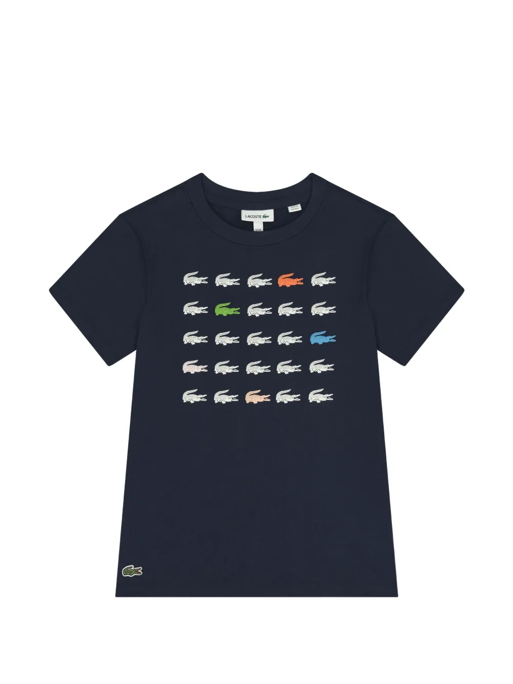 Lacoste Kids' Logo-print T-shirt In Blue