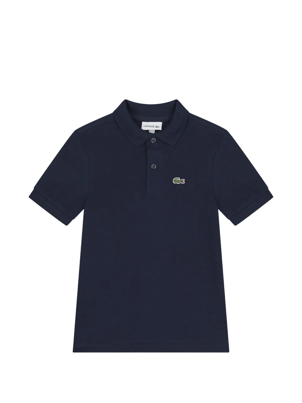 Lacoste Kids' Logo-patch Polo Shirt In Blue