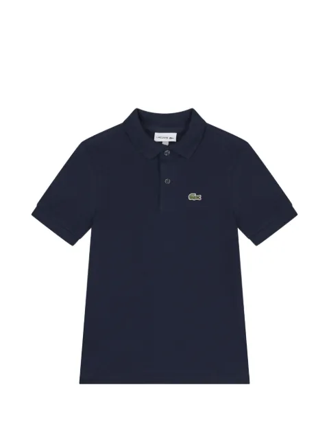 Lacoste Kids playera tipo polo con parche del logo