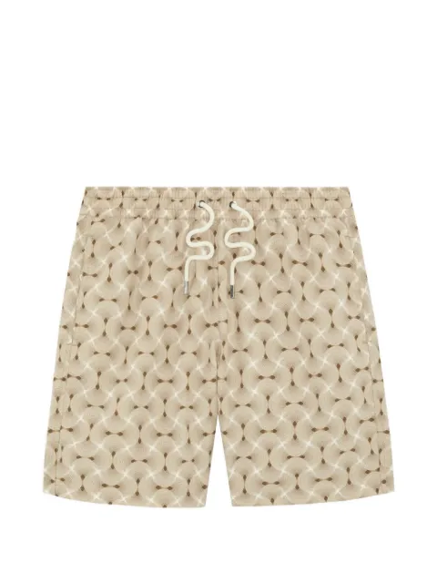 Frescobol Carioca geometric-print swim shorts