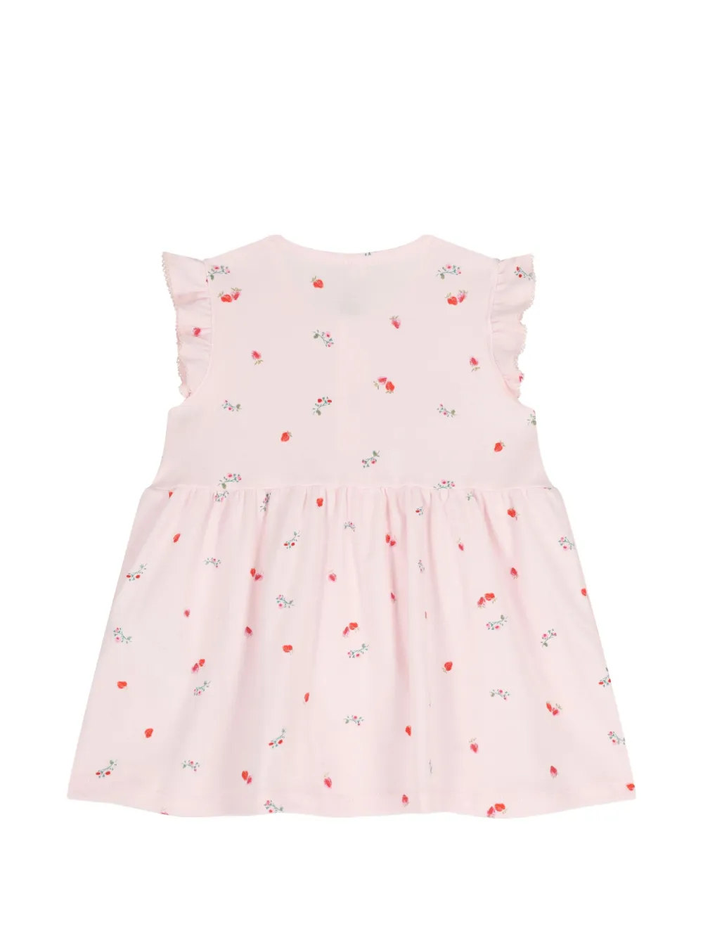Petit Bateau Jurkset met ruches Roze