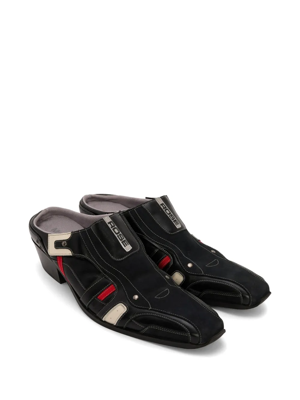 Martine Rose Sporty Snout mules Zwart