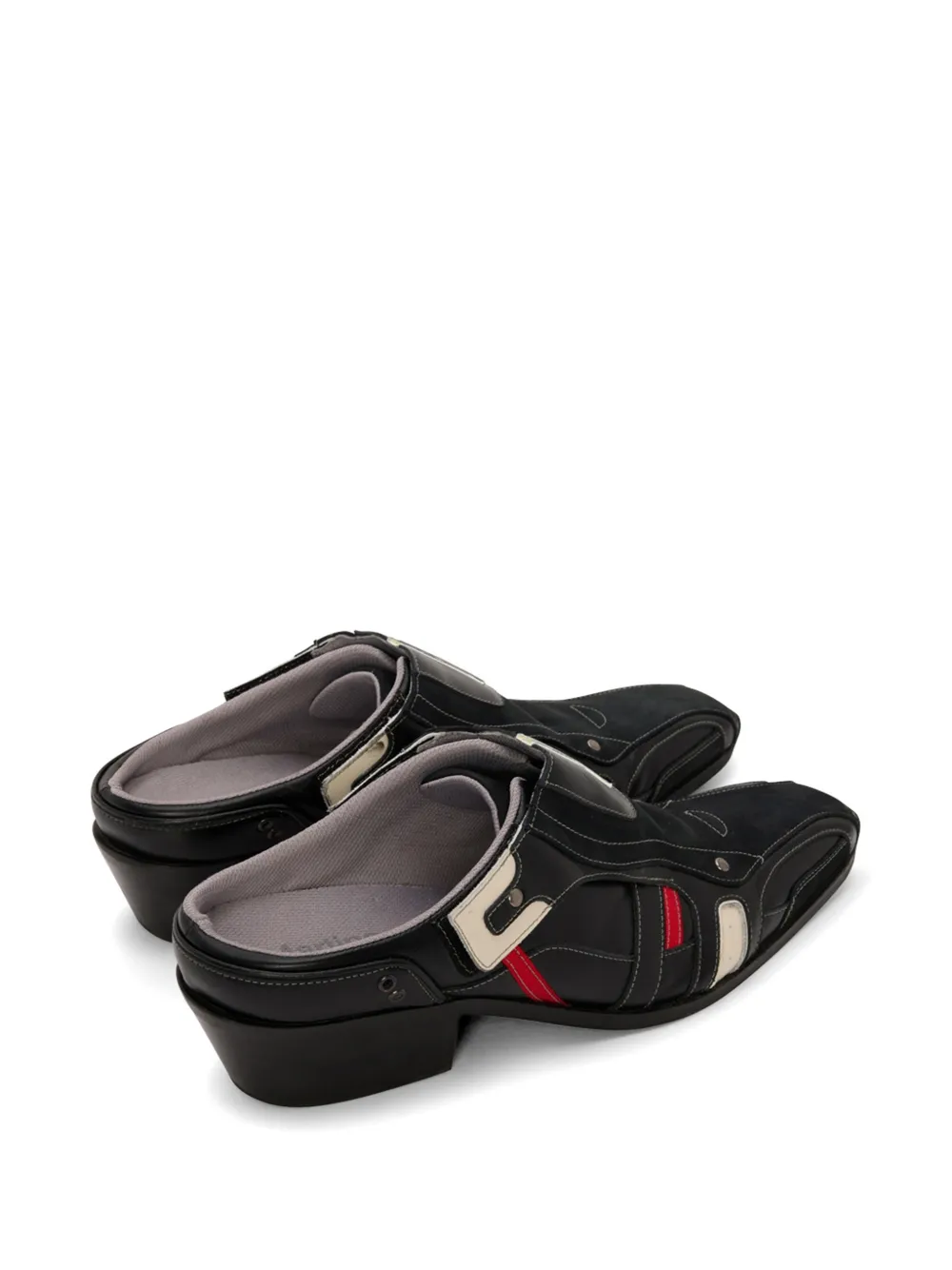 Martine Rose Sporty Snout mules Zwart