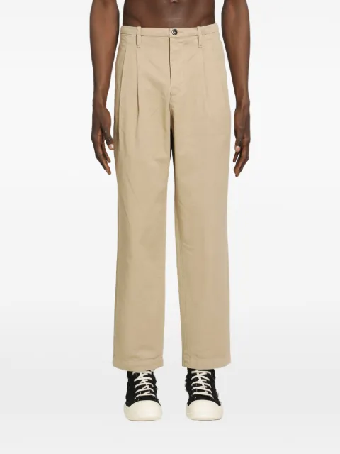C.P. Company pleated cotton-gabardine loose trousers