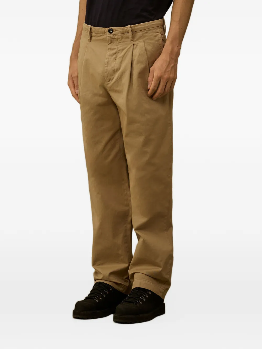 C.P. Company Katoenen gabardine pantalon Beige