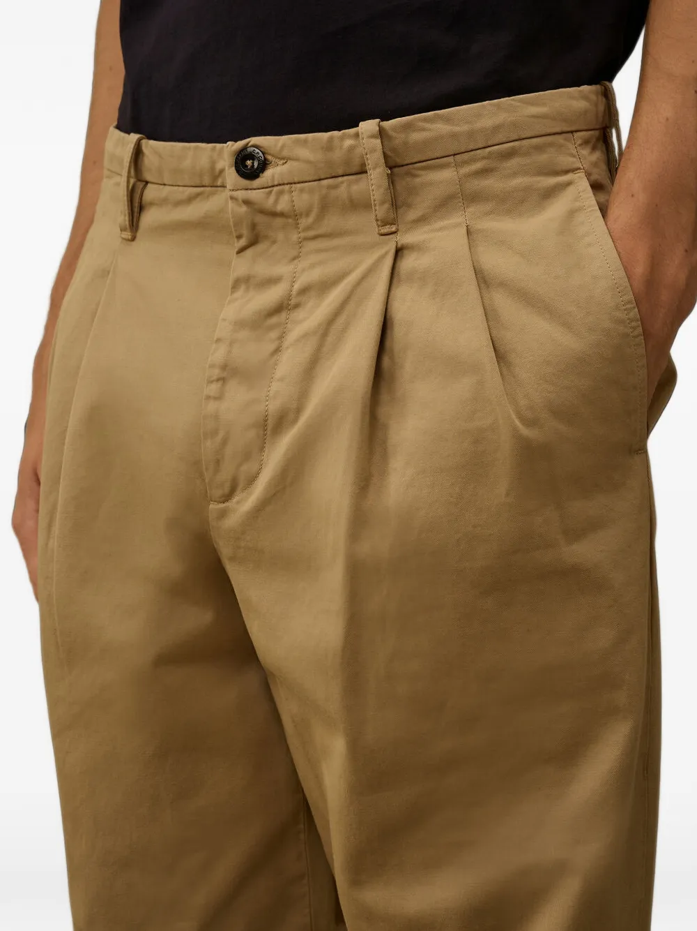 C.P. Company Katoenen gabardine pantalon Beige