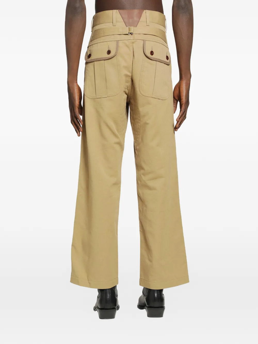 Junya Watanabe MAN Flared broek Beige