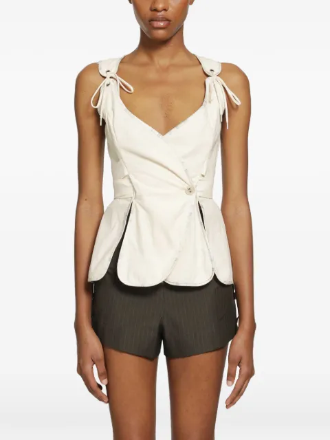 Vivienne Westwood Roxy wrap-design peplum top
