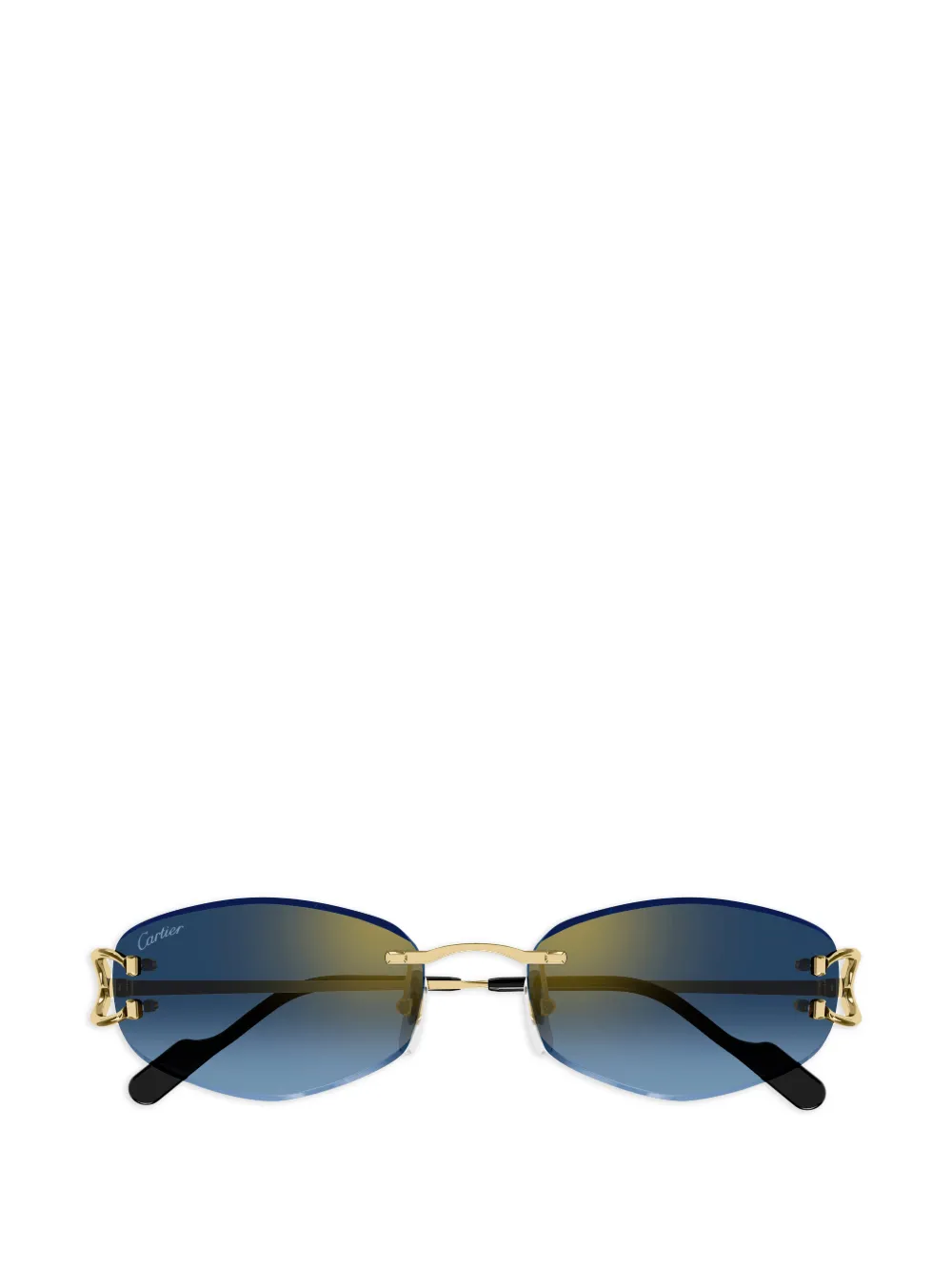 Cartier Eyewear C de Cartier geometric-frame sunglasses - Oro