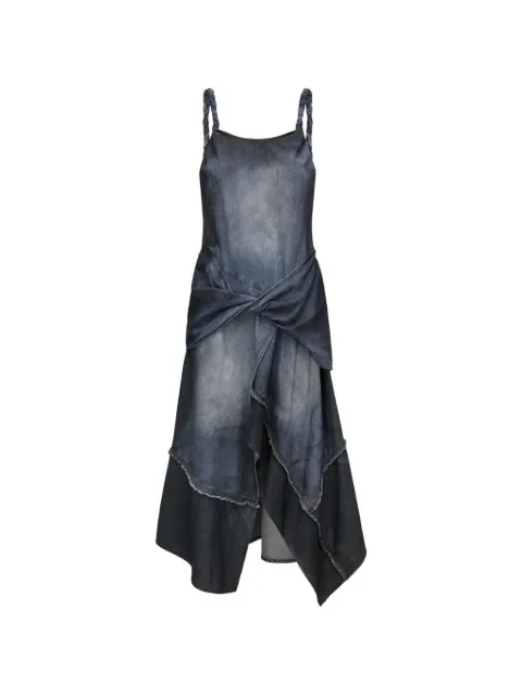 Feng Chen Wang layered twisted-detail dress