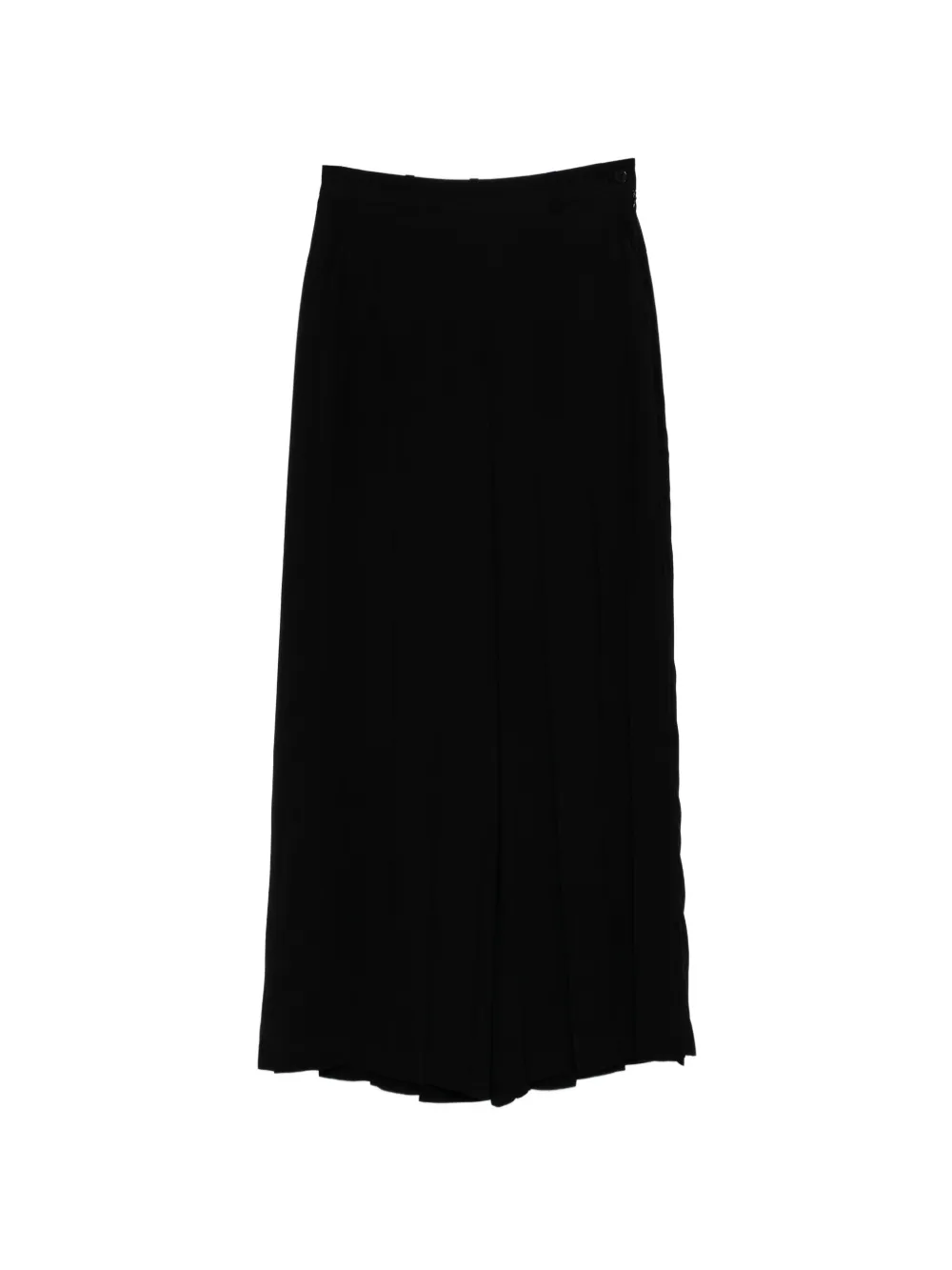 FETICO pleated palazzo pants - Nero