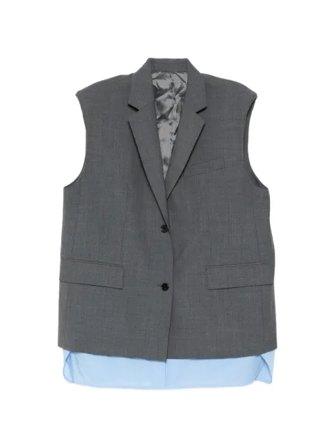 Juun.J blazer sin mangas