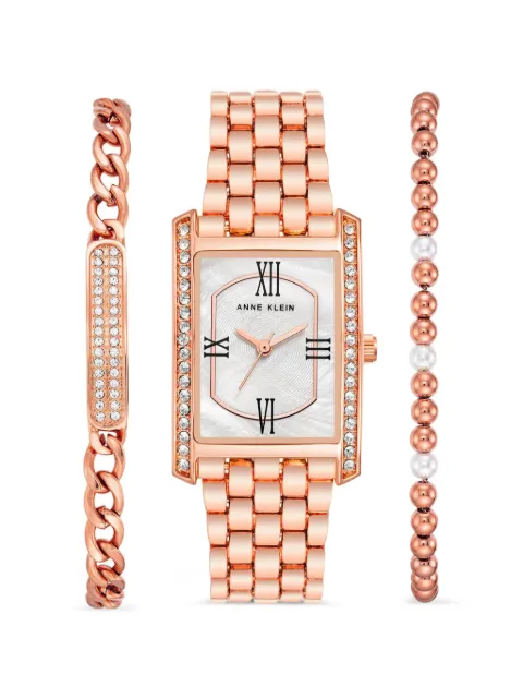 ANNE KLEIN classic crystal 37mm watch