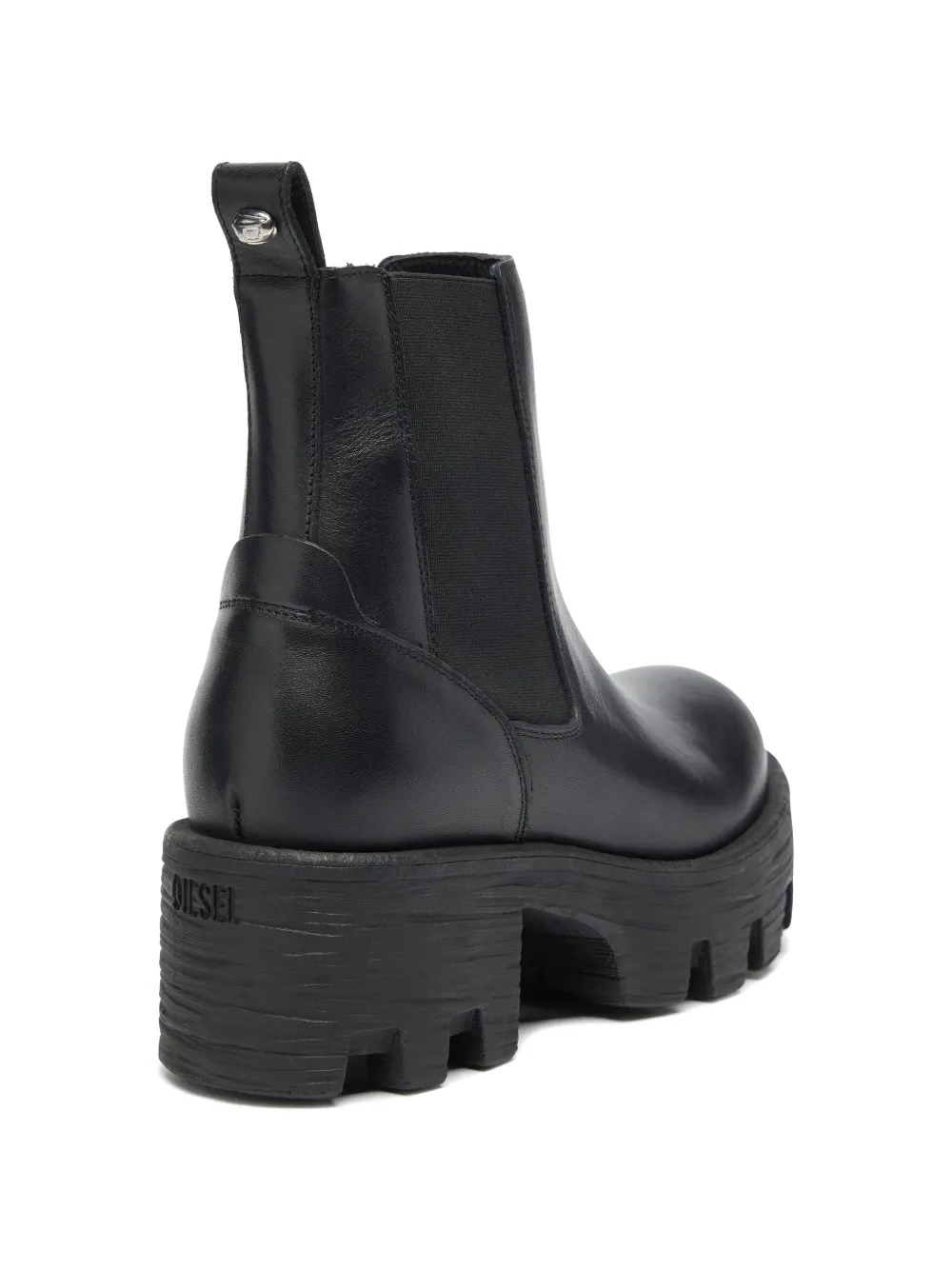 Diesel D-Hammer chunky-sole ankle boots Zwart