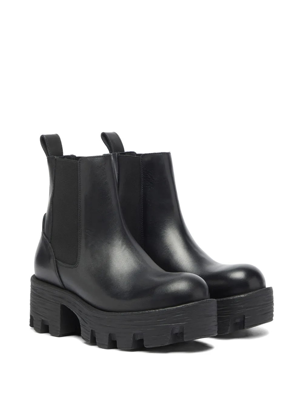Diesel D-Hammer chunky-sole ankle boots Zwart
