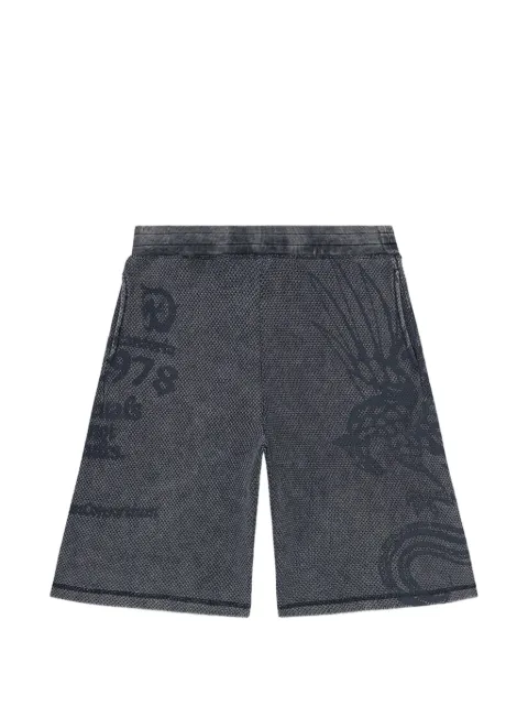 Diesel bermudas con estampado gráfico