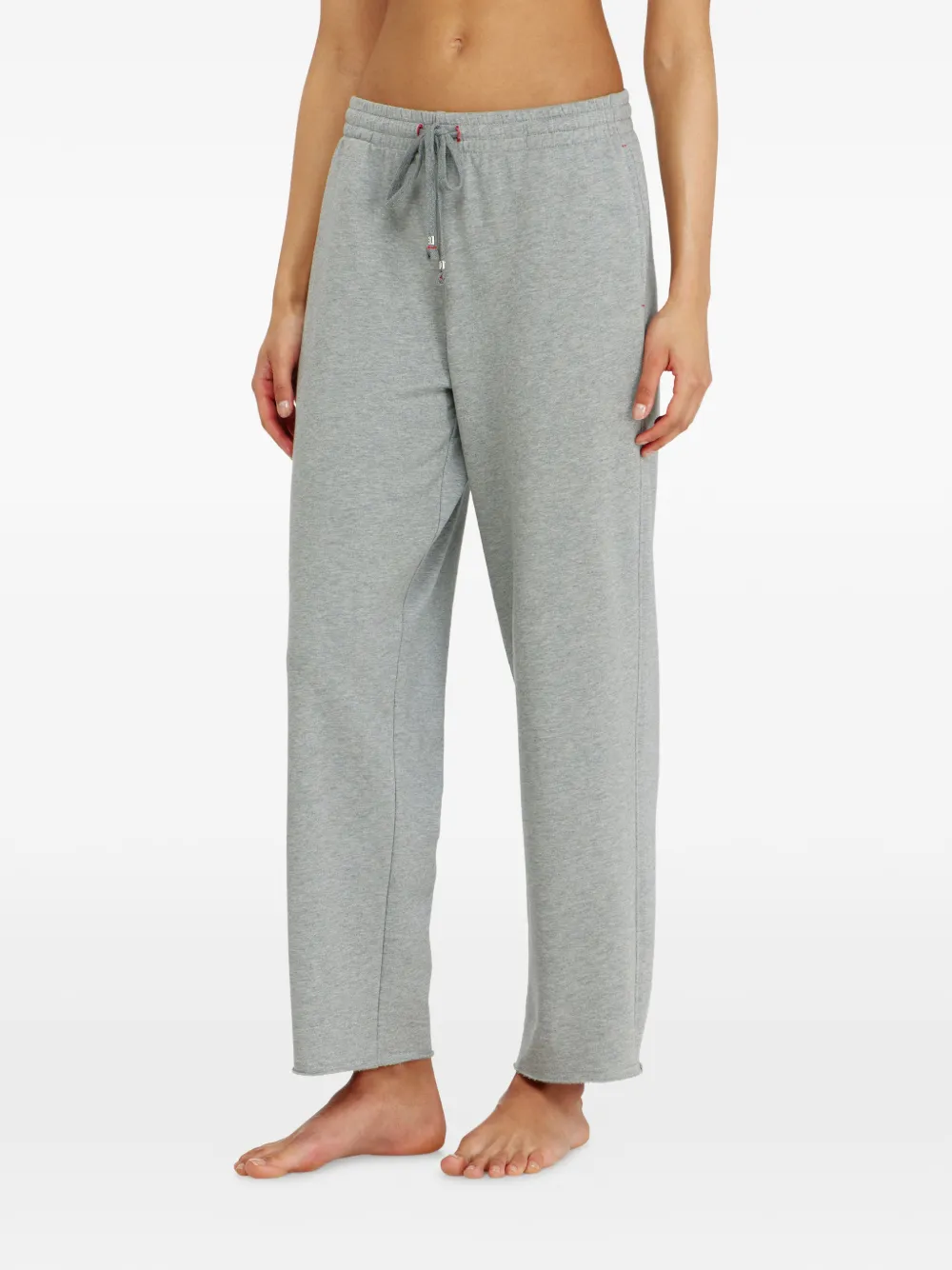 Diesel Peached katoenen trainingsbroek met trekkoord Grijs