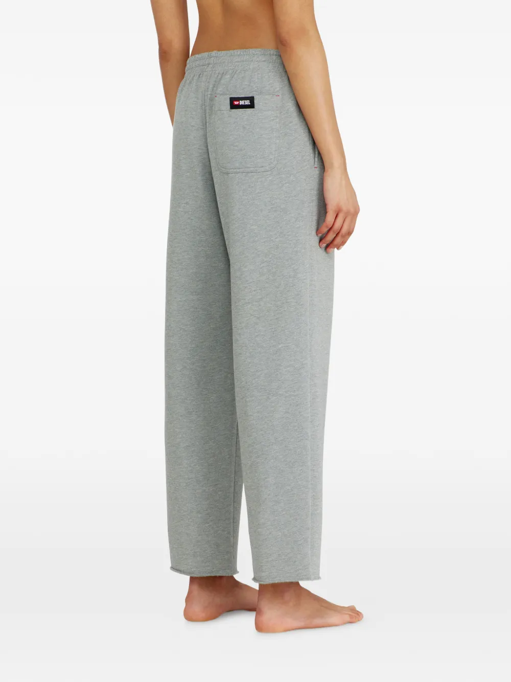 Diesel Peached katoenen trainingsbroek met trekkoord Grijs