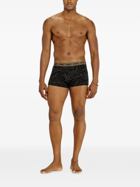 Diesel graphic-print three-pack boxer briefs
