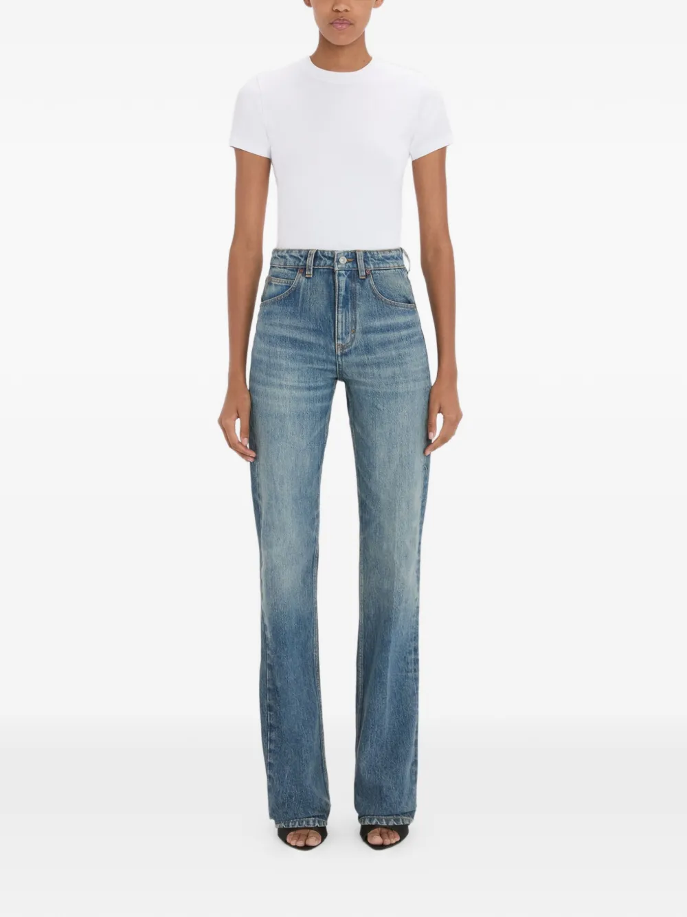 Victoria Beckham Julia jeans Blauw