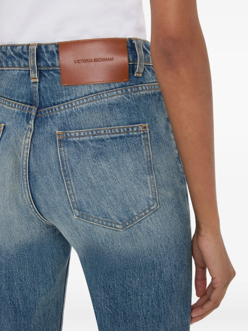 Victoria Beckham Julia jeans Blauw