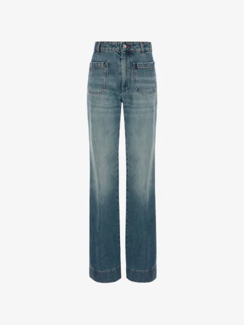 Victoria Beckham Alina patch-pocket jeans